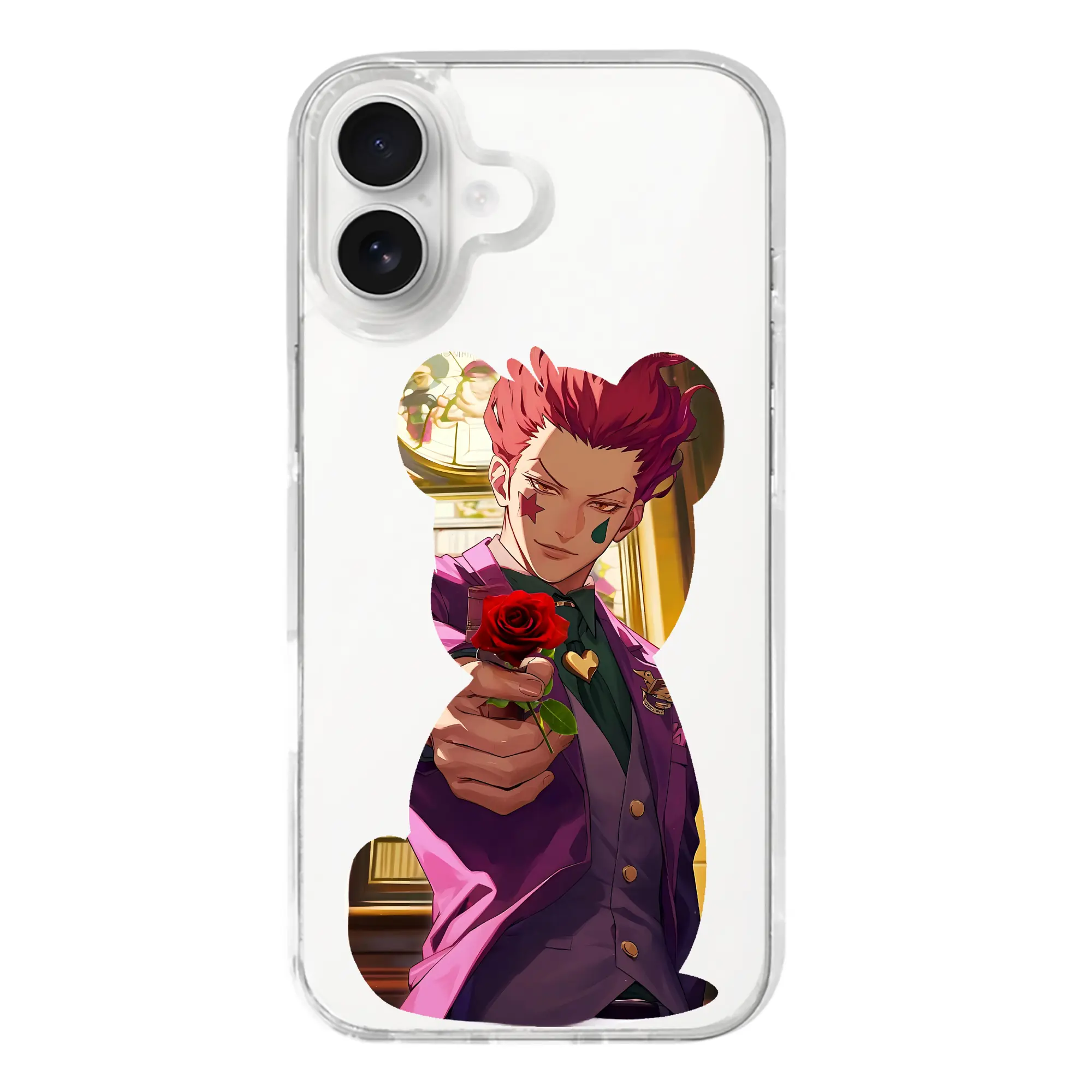 ハンター×ハンター グッズ ヒソカ＝モロウ - iPhone 17シリーズ 透明スマホケース – 薄型・耐衝撃・精密フィット保護カバー